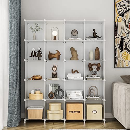 White 9-Cube Closet Organizer for Bedroom, Office