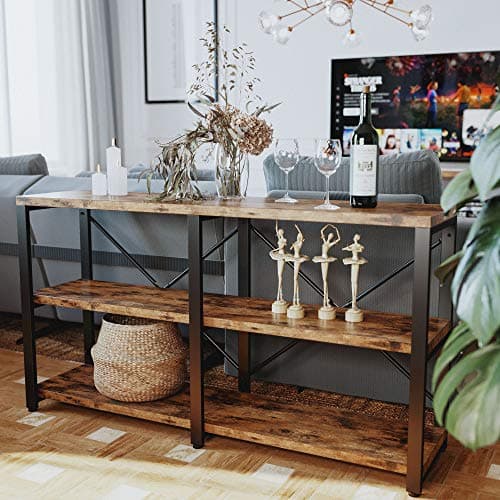 IRONCK Double Wide 55 in 3-Tier Industrial Bookcases
