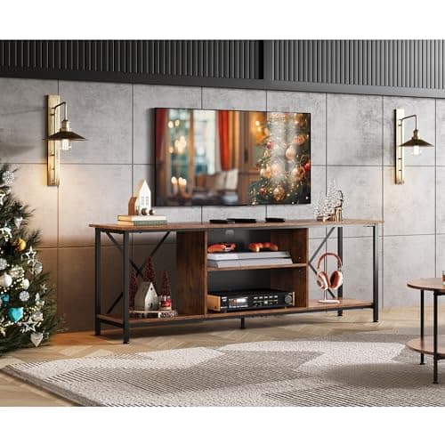 55 Industrial TV Console for Living Room and Bedroom