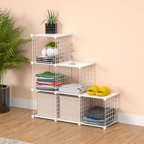 TUMUCUTE 6-Cube Closet Organizer Shelf Rack Storage