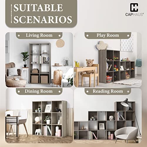13-Inch Cube Storage Organizer Shelf for Kids, with Extra Thick Edge, Open Divider, Bookcase, Various Sizes and Colors