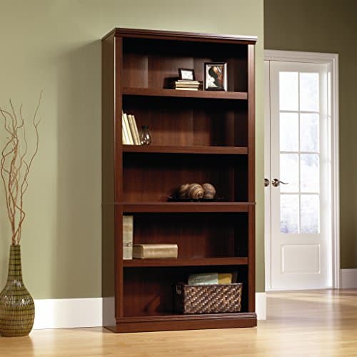 Sauder Select Cherry 5-Shelf Bookcase