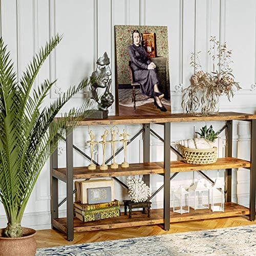 IRONCK Double Wide 55 in 3-Tier Industrial Bookcases