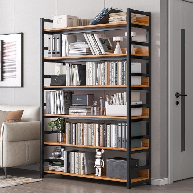 6-Tier Industrial Style Shelves for Home Office Storage