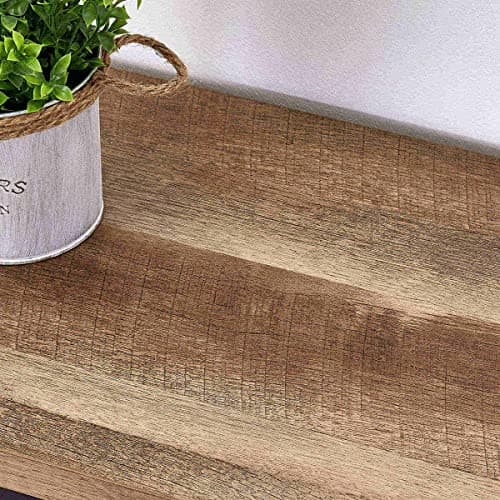 FATORRI 8-Cube Rustic Wood Storage Organizer for Living Room (62 Inch)