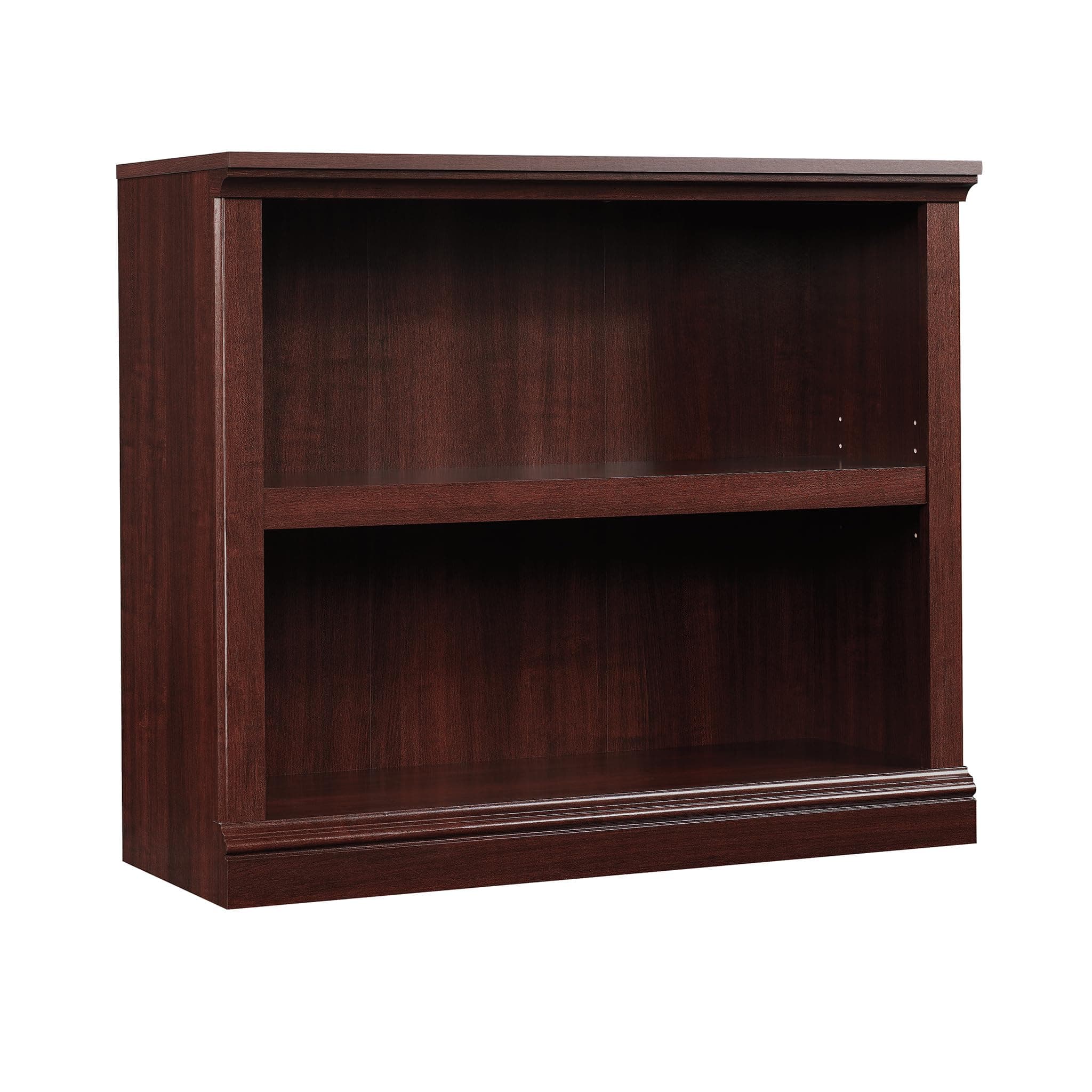 Sauder Cherry 2-Shelf Storage Bookcase