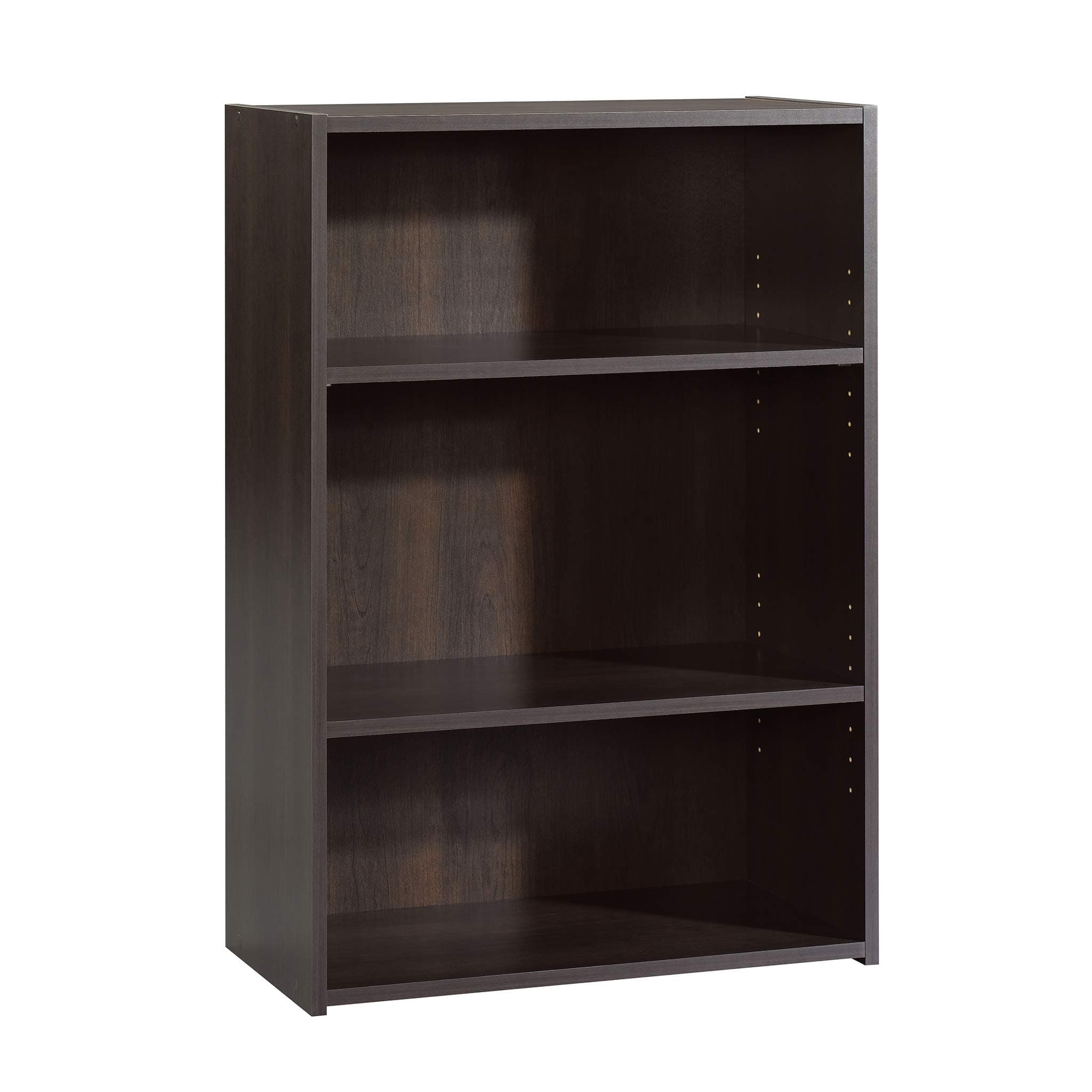 Sauder Beginnings 3-Shelf Cinnamon Cherry Bookcase