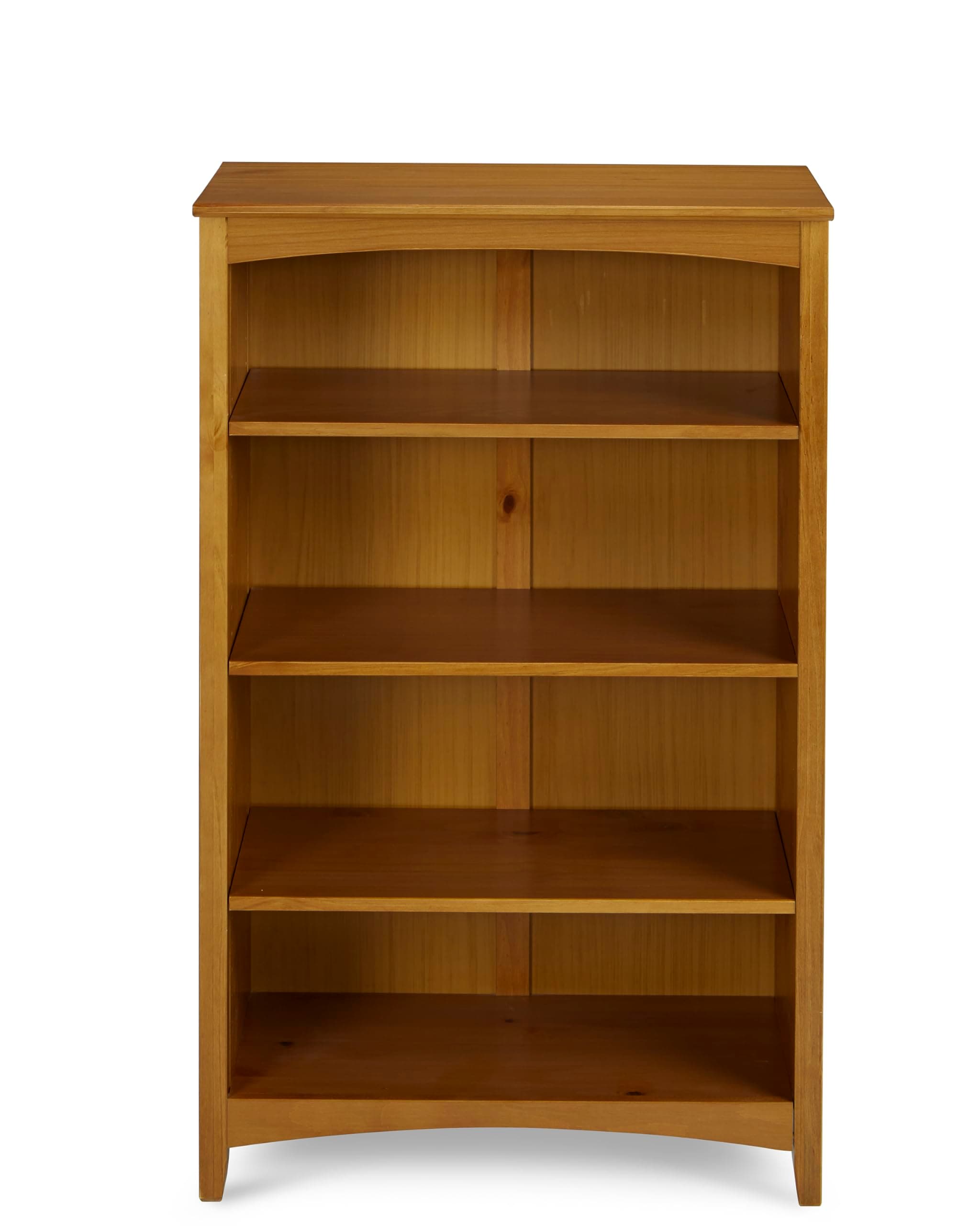 Cherry Shaker Style 4 Shelf Adjustable Bookcase 48" High