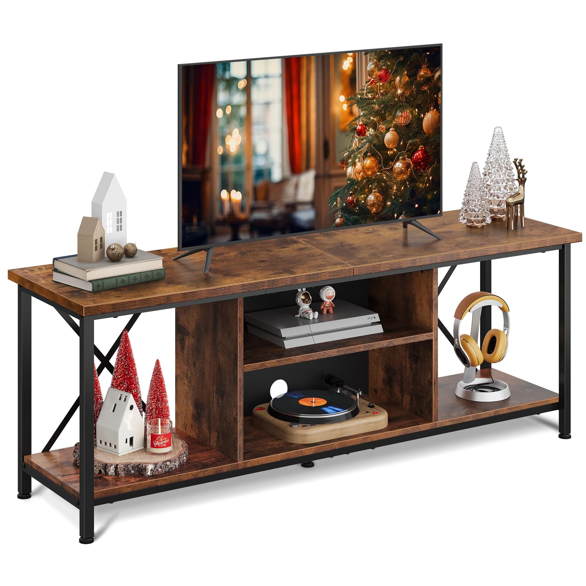 55 Industrial TV Console for Living Room and Bedroom